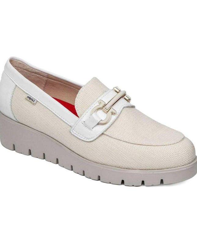 Mocassini Donna Vernice Avorio 58500 BARI MARFIL Callaghan 