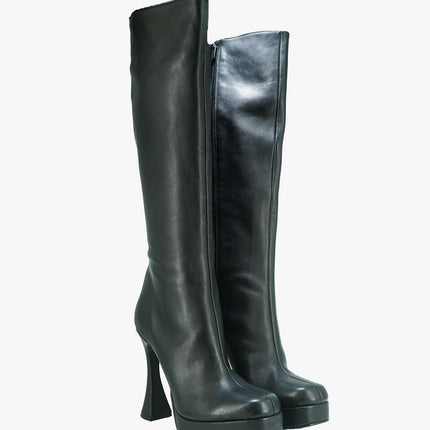 Stivali Donna in Pelle Nero 705 DORIAN BLACK Tsakiris Mallas 