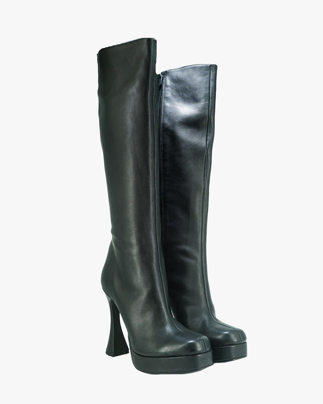Stivali Donna in Pelle Nero 705 DORIAN BLACK Tsakiris Mallas 