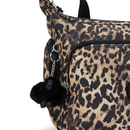 Kipling Borse Tracolla Multitasche Animalier Leopardo GABB LEOPARD Kipling 