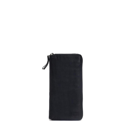 Biba Portafogli Donna Lungo con Zip in Pelle Nera BT10 BOSTON BLACK Biba 