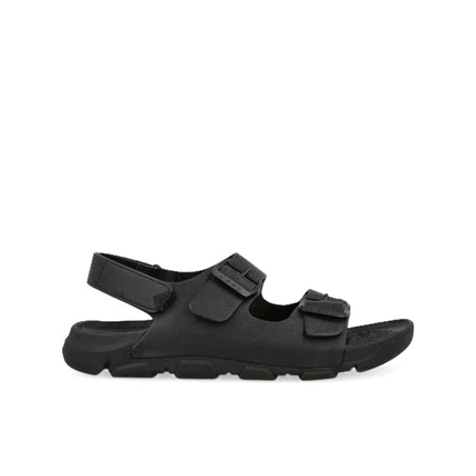 Jeep Sandali Trekking Outdoor Uomo in Ecopelle Nero - MARIO SPATARELLA
