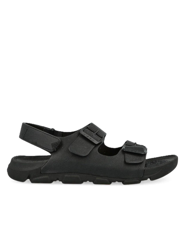 Jeep Sandali Trekking Outdoor Uomo in Ecopelle Nero - MARIO SPATARELLA
