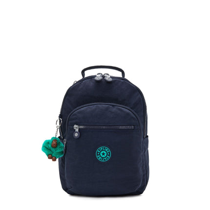Zaino Porta Computer 11 Pollici Blu SEOUL S BLUE GREEN BLOCK Kipling 