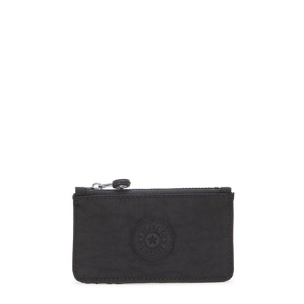 Portacarte con Zip in Tessuto Nero CAMILO BLACK NOIR Kipling 