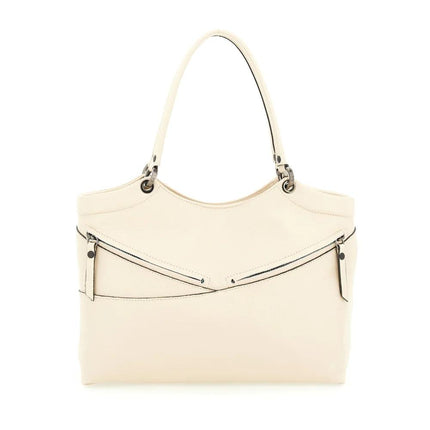 Gabs Borsa a Spalla Trasformabile in Pelle Ecrù con Tracolla ROSALINDE TG M ECRU Gabs 