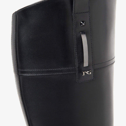 Stivali Donna Tacco Basso Pelle Nero I411800D NERO 100 Nero Giardini 
