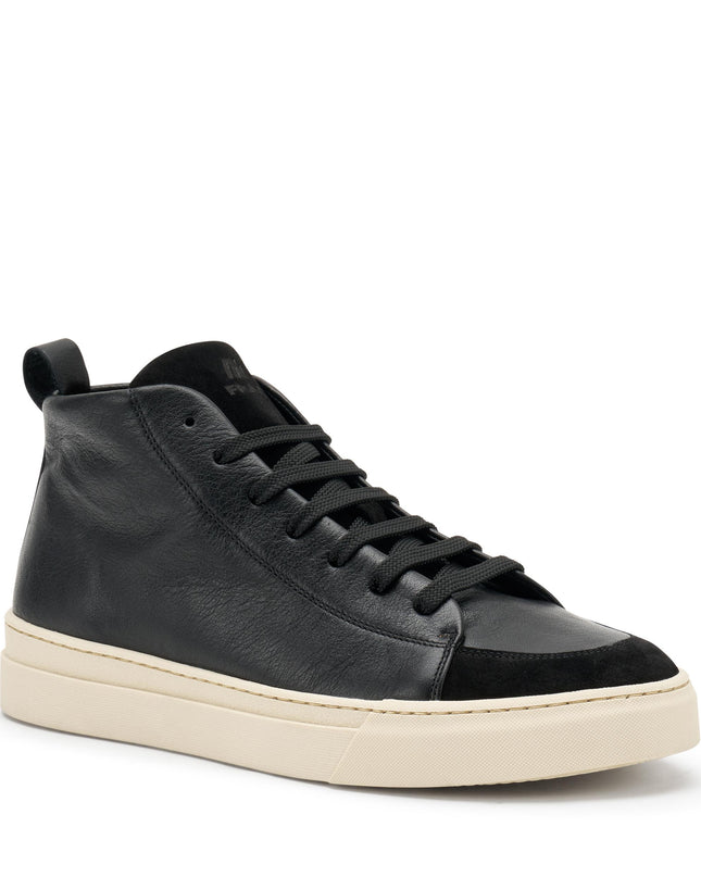 Stivaletto Uomo Lacci Pelle Nero 29S8 PANNA BLACK Frau 