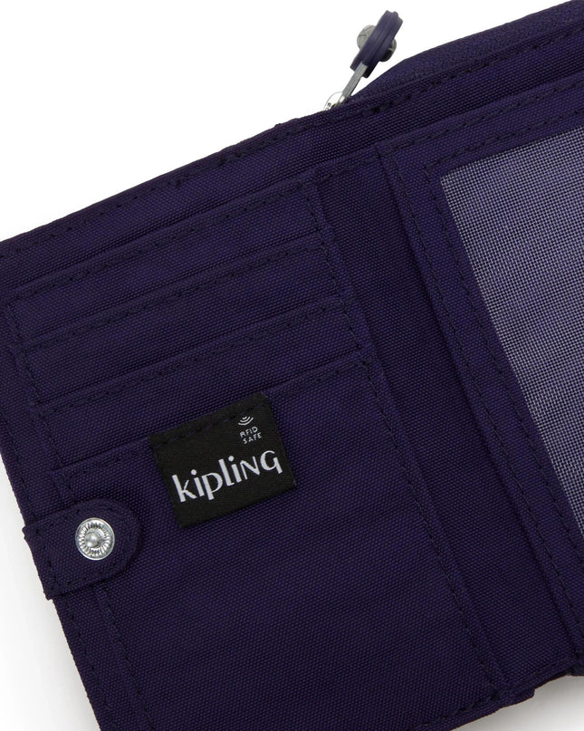 Kipling Portafogli Donna Multitasche in Tessuto Moonlit Blu MONEY LOVE MOONLIT BLUE Kipling 
