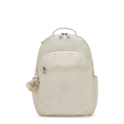 Kipling Zaino Porta Computer 15 Pollici Beige SEOUL HIDEWAY BEIGE Kipling 