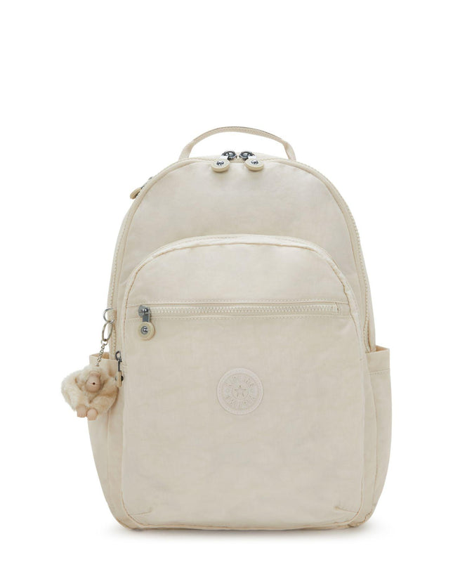 Kipling Zaino Porta Computer 15 Pollici Beige SEOUL HIDEWAY BEIGE Kipling 