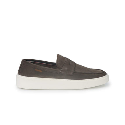 Vueva Mocassini Barca Uomo in Camoscio Grigio Taupe MS638R03 GREY Vueva 