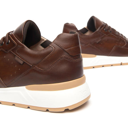 NeroGiardini Sneakers Bassa Uomo in Pelle Marrone E500640U BEIGE 412 Nero Giardini 