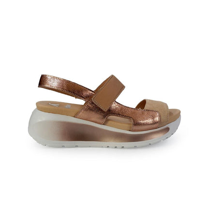 Callaghan Sandali Donna con Velcro in Camoscio Rosa - MARIO SPATARELLA