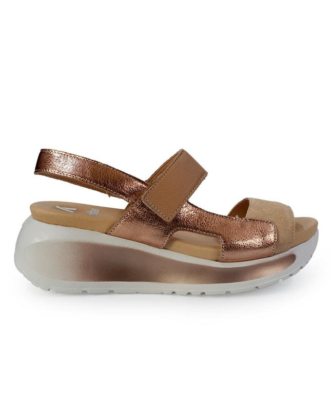 Callaghan Sandali Donna con Velcro in Camoscio Rosa 35204 BERTA PINK Callaghan 