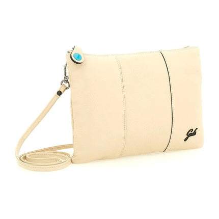 Gabs Pochette in Pelle Ecru con Tracolla BEYONCE TG M ECRU Gabs 