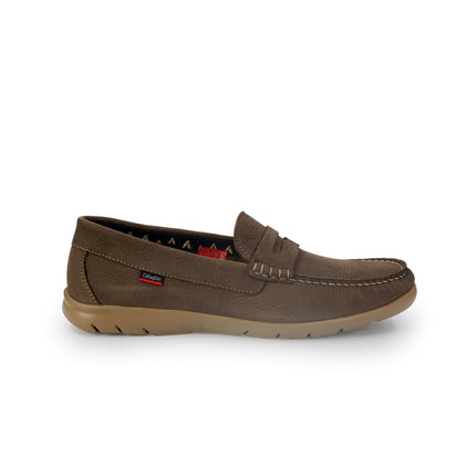 Callaghan Mocassini Uomo in Pelle Nabuk Taupe Arena - MARIO SPATARELLA