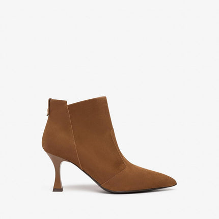 Stivaletti Donna in Camoscio MaltoTacco a Rocchetto I205583DE MALTO 339 Nero Giardini 