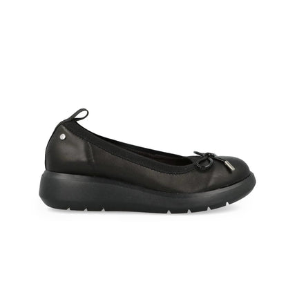 Impronte Ballerine con Zeppa in Pelle Nero MOKA BALLERINA BLACK Impronte 