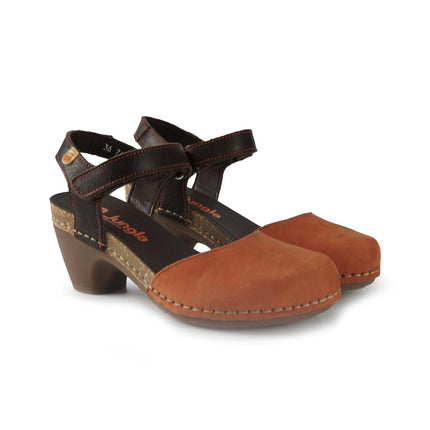 Jungla Pump Donna in Pelle Nabuk Terra 7463 TEJA Jungla 