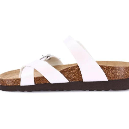 Grunland Sandalo Plantare Infradito Sughero Bio Donna Laminato Perla CB2438 HOLA PERLA Grunland 