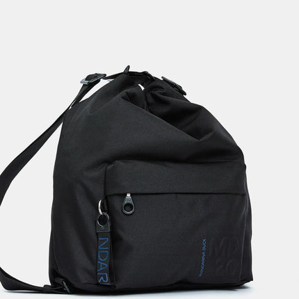 Mandarina Duck Borsa Convertibile Zaino Tessuto Nero QMT09 MD20 BLACK Mandarina Duck 