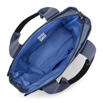 Borsa Tote con Tracolla Blu jeans MINTA M BLUE LOVER Kipling 