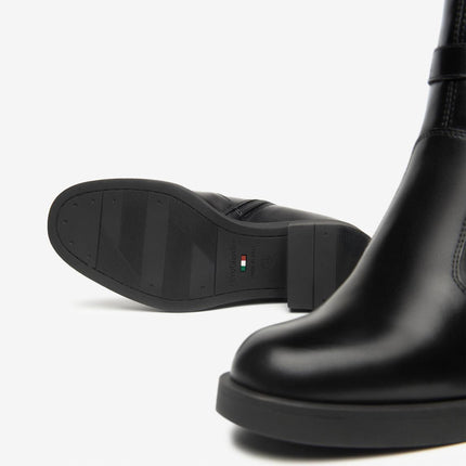 Nero Giardini Stivaletti Tronchetti Donna Pelle Nero - MARIO SPATARELLA