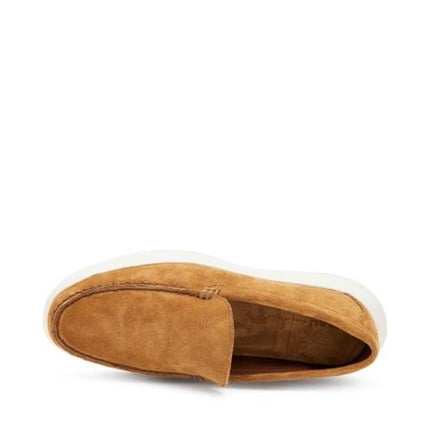 Mocassini Uomo in Pelle Camoscio Cuoio 13D0 SIGARO Frau 