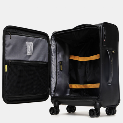 Trolley Bagaglio a Mano Softy Nero 4 Ruote OSV01 ECO COATED BLACK Mandarina Duck 