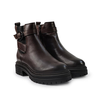 Vueva Stivaletti Donna in Pelle Testa di Moro WH405H37 ILARIA BROWN Vueva 