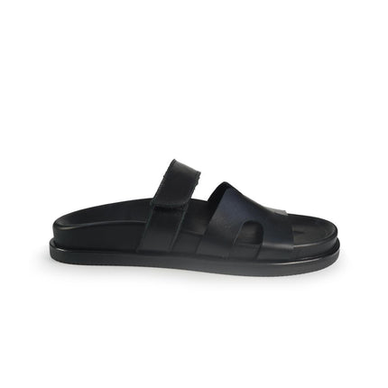 Tsakiris Mallas Sandali Donna con Plantare in Pelle Nero 956 KIMOLOS BLACK Tsakiris Mallas 