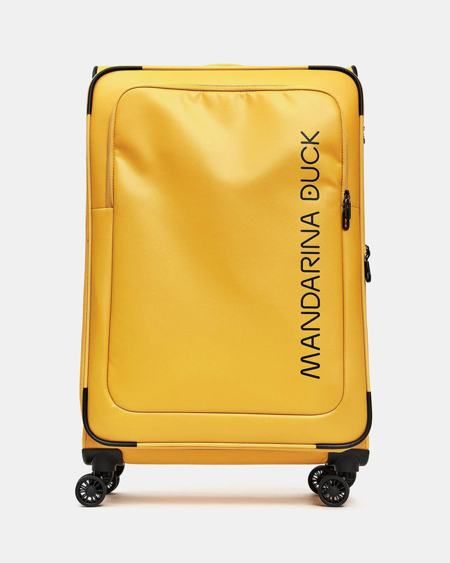 Trolley Large Espandibile Softy Giallo 4 Ruote OSV04 ECO COATED DUCK YELLOW Mandarina Duck 