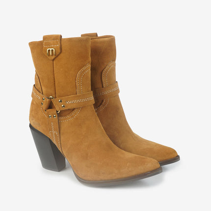 Stivaletto Texano a Punta T76202 MOSTARDA Mjus 