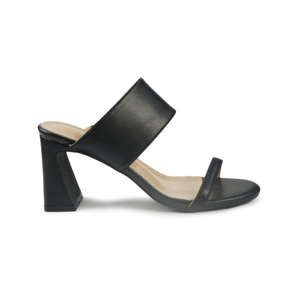 Francesco Milano Sandali Donna con Tacco in Pelle Nero G41-01N BLACK Francesco Milano 