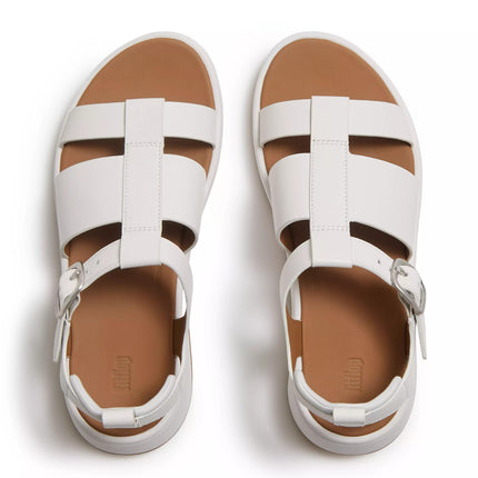 FitFlop Sandali Donna in Pelle Bianca HV1-194 LULU WHITE FitFlop 