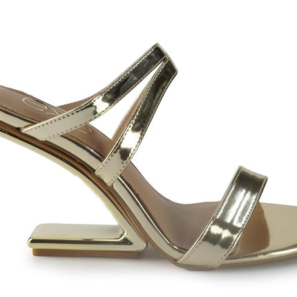 Sandali Donna Specchio Gold MAGGIE 837 MIRROR Exe 