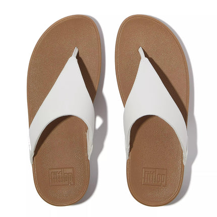 FitFlop Sandali Donna Infradito in Pelle Bianco I88-024 LULU WHITE FitFlop 