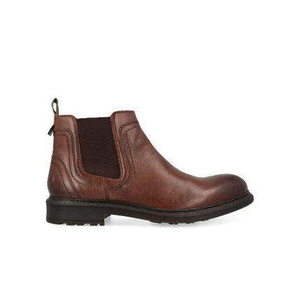 Stivaletto Chelsea Uomo Pelle Marrone MAYWOOD CHELSEA DARK BROWN 030 Jeep Footwear 