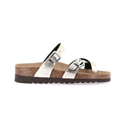 Grunland Sandalo Plantare Infradito Sughero Bio Donna Laminato Champagne CB2438 HOLA CHAMPAGNE Grunland 
