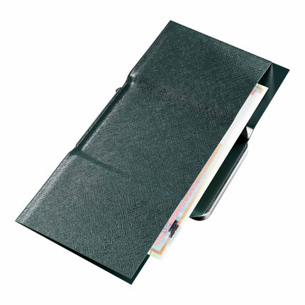 Moero M2 Pro Plus Saffiano Verde Green Portafoglio Slim M2 PRO PLUS SAFFIANO GREEN CARD BLACK Moero 