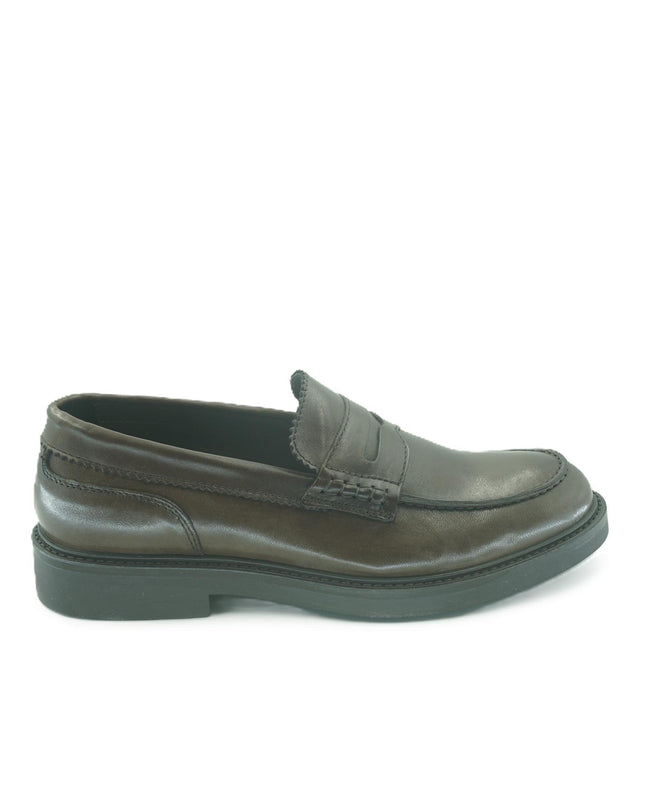 Mocassini Uomo Pelle Marrone 18 MARRONE Spatarella 