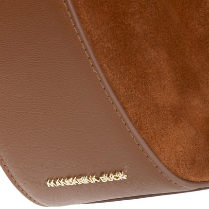 Borse Spalla Camoscio Cuoio KKT02 VELVET PLISSE CARAMEL CAFE 06E Mandarina Duck 