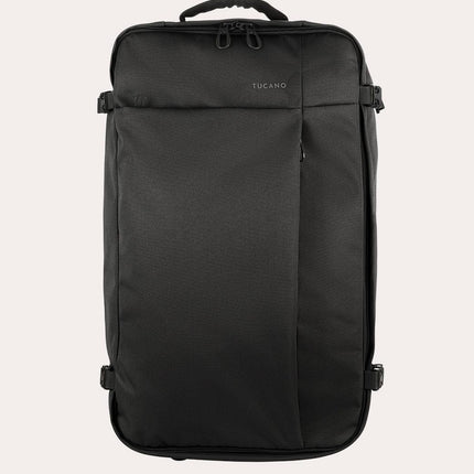 Trolley Medio Due Ruote in Tessuto Nero TUGO TROLLEY MEDIUM BLACK Tucano 