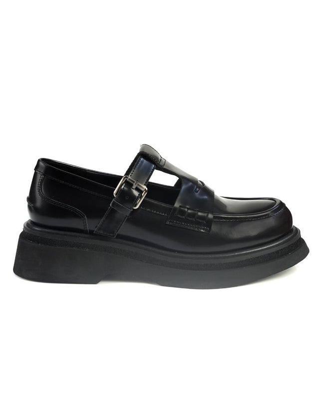 Mocassini Bruno Premi Mocassini Donna con Cinturino in Pelle Nero BM3401 BLACK Bruno Premi 