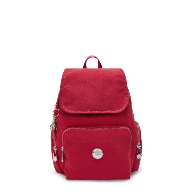 Zaino Donna Rosso CITY ZIP S RED RED WINE Kipling 