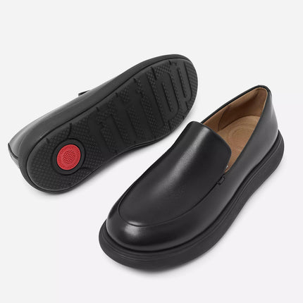 FitFlop iQ-COMFF Mocassini in Pelle Nera E2W IQ-COMFF BLACK FitFlop 