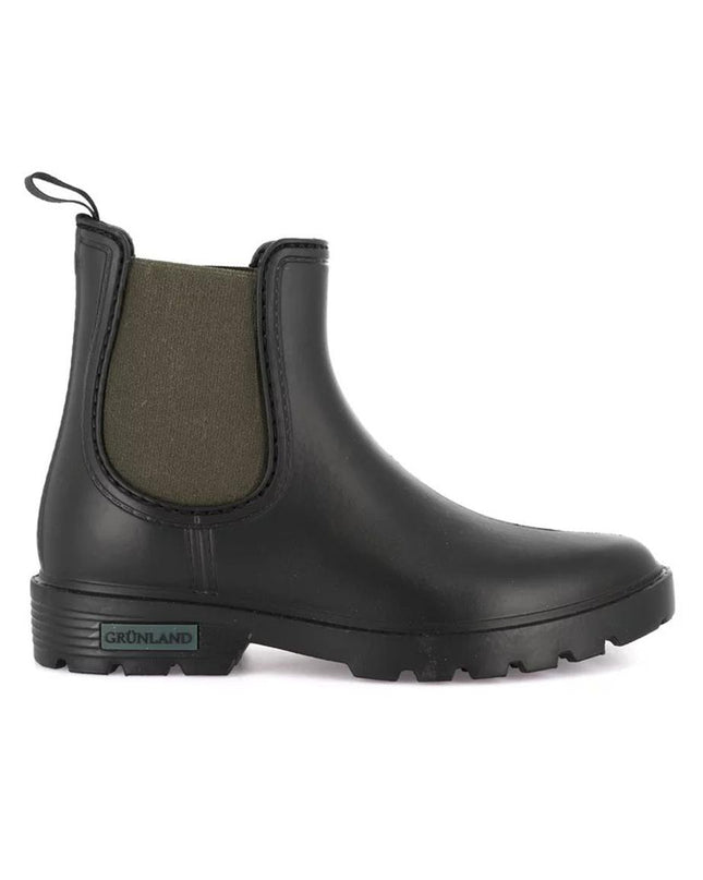 Stivaletti Galosce Grunland Donna Pioggia Gomma Nero Kaki - MARIO SPATARELLA