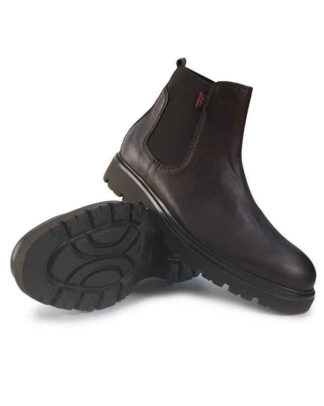 Stivaletti Chelseai Uomo in Pelle Moro 48114 EKE MARRONE Callaghan 
