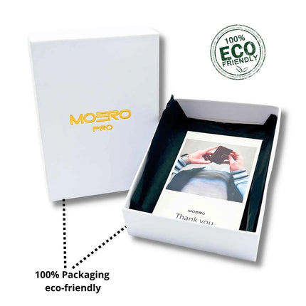 Moero Pro Plus Saffiano Blu Zip Portafoglio Slim PRO PLUS SAFFIANO BLU ZIP BLU Moero 